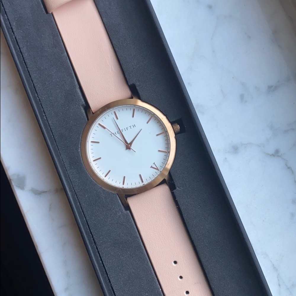 The Fifth rose gold watch